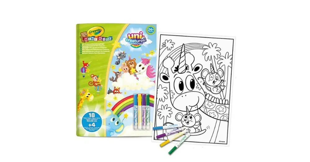 Crayola Mini Kids maxi kifestő és filctoll készlet – Állatkornis Exkluzív ajánlat