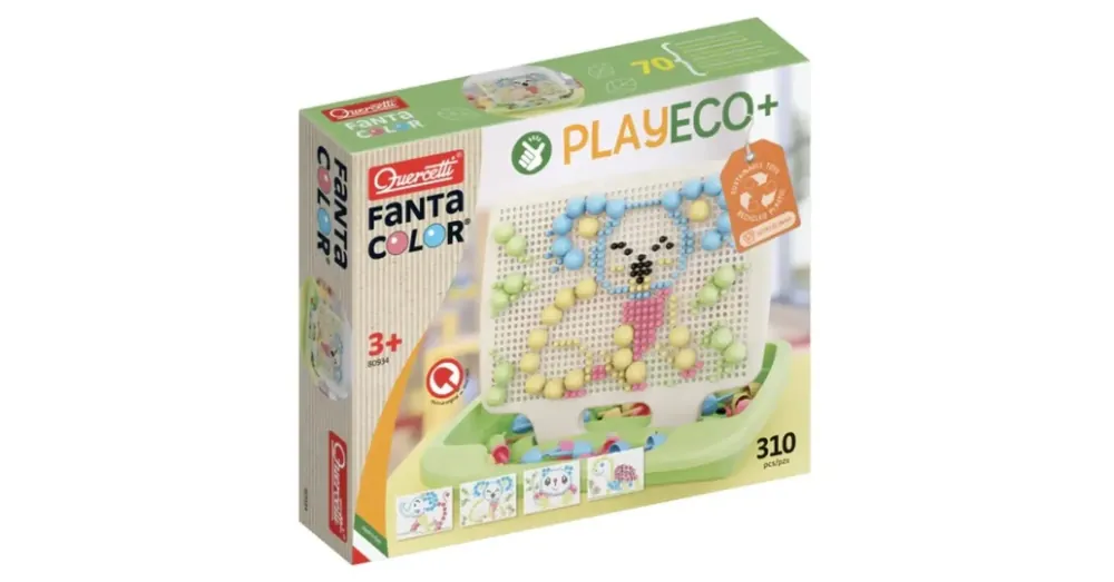 Gyors kiszállítás Quercetti Play Eco Fanta Color 310 db-os pötyi szett