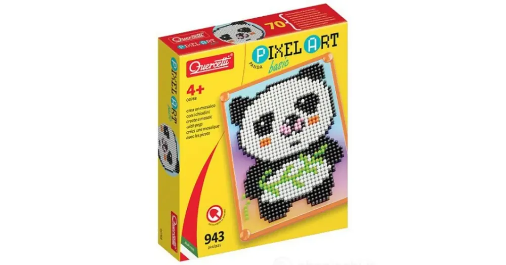 Kedvezmény Quercetti Pixel Art Panda pötyi