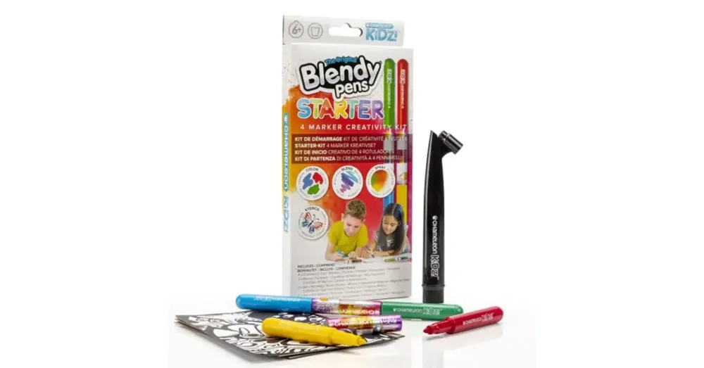 Expressz kézbesítés Blendy Pens kezdő szett 4 db filctollal és kiegészítőkkel