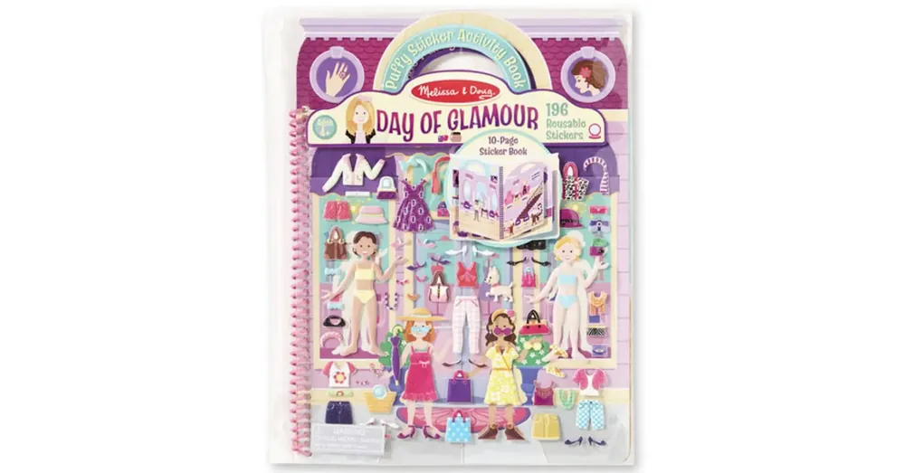 Olcsó Glamour pufi matrica készlet – Melissa Doug