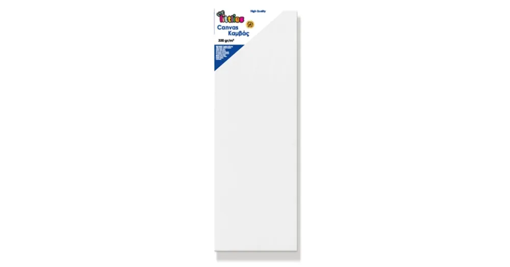 Kiárusítás Feszített fehér festővászon 30×90 cm