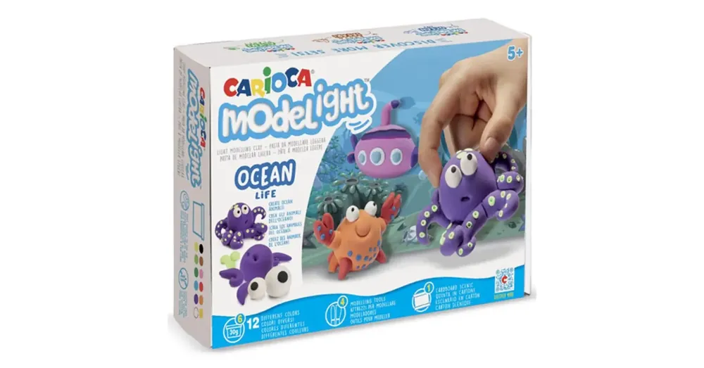 Kiárusítás Modelight Maxi Play Box Óceán gyurma szett – Carioca