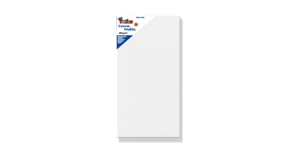 Feszített fehér festővászon 40×80 cm Expressz szállítás