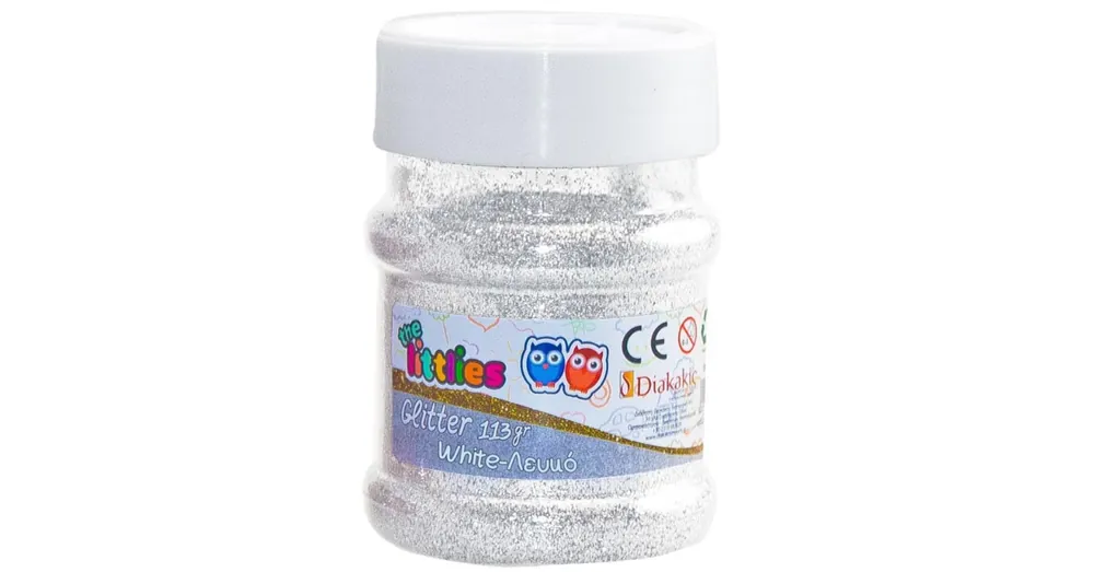 Legjobb ár The Littlies Fehér csillámpor tégelyben 113g