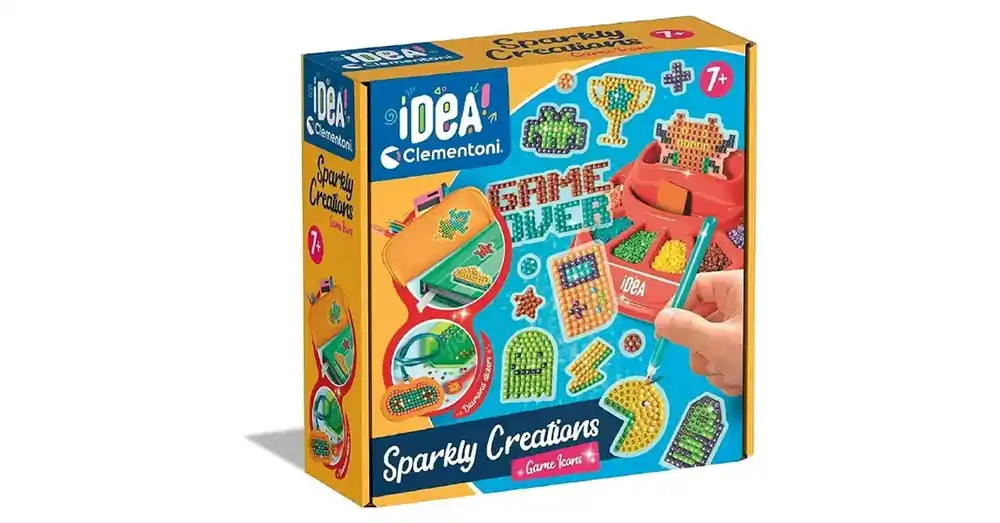 Idea! Game Icons strasszkő kép készítő szett – Clementoni Kihagyhatatlan ajánlat