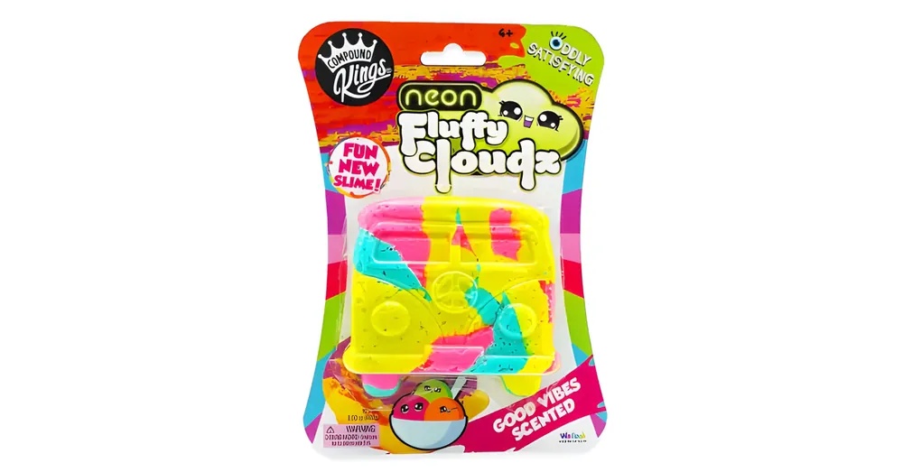 Compound Kings Neon Fluffy Cloudz illatos Lovebug Slime Azonnali szállítás