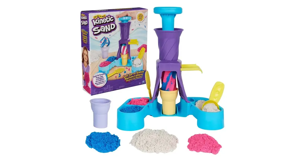 Vedd meg online Kinetic Sand Fagyikészítő homokgyurmás játékszett 396g – Spin Master