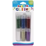 Olcsó Carioca Glitter Dust 6 db-os csillámpor szett tégelyben – Élénk színek