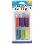 Carioca Glitter Dust 6 db-os csillámpor szett tégelyben – Neon színek Újdonság