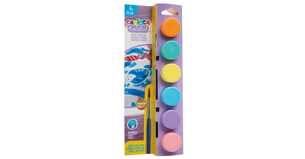 Pasztell tempera 6×25ml – Carioca Csak ma