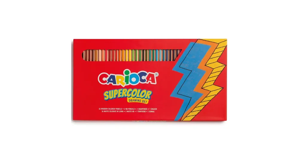 Supercolor 40 db-os rajzoló szett – Carioca Korlátozott ajánlat