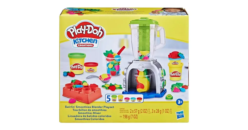 Play-Doh Swirlin Smoothies Turmixgép 5 tégely gyurmával 198g Vedd meg most