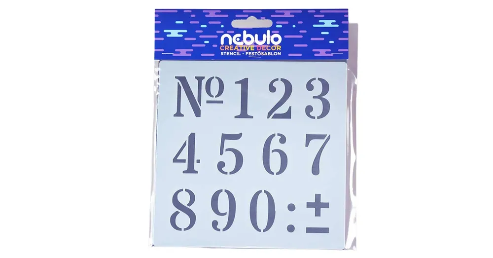Nebulo Nagy számok sablon lap Prémium