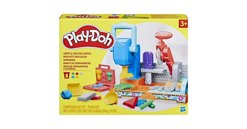 Play-Doh Stamp‘N‘Saw szerszámpad játékszett – Hasbro Azonnali szállítás