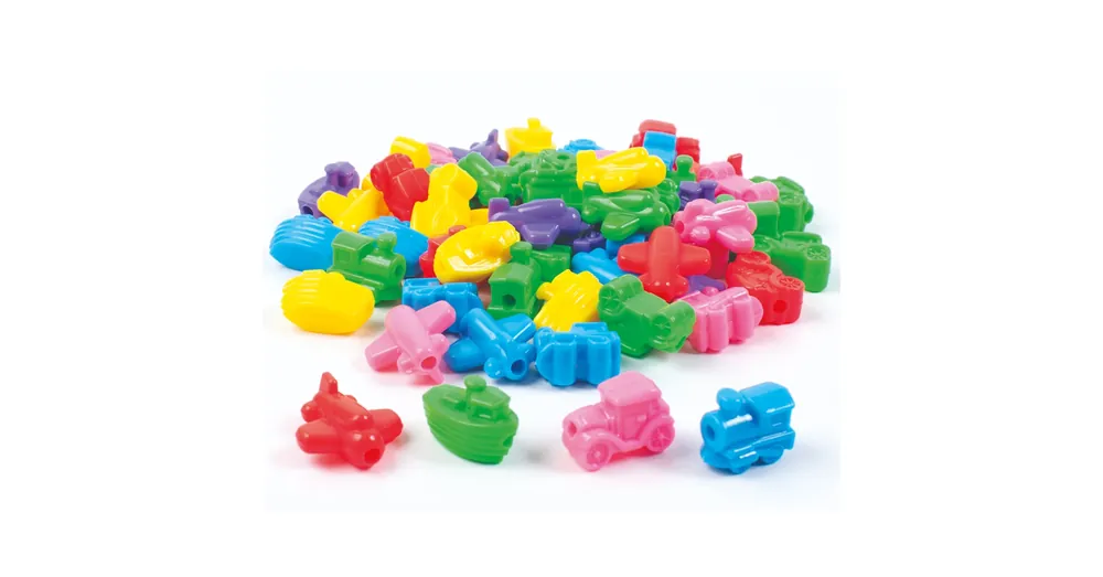 Outlet PlayBox Járművek színes gyöngy szett 90 db-os