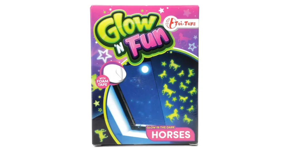Glow‘N Fun Lovas fluoreszkáló dekor matrica Prémium
