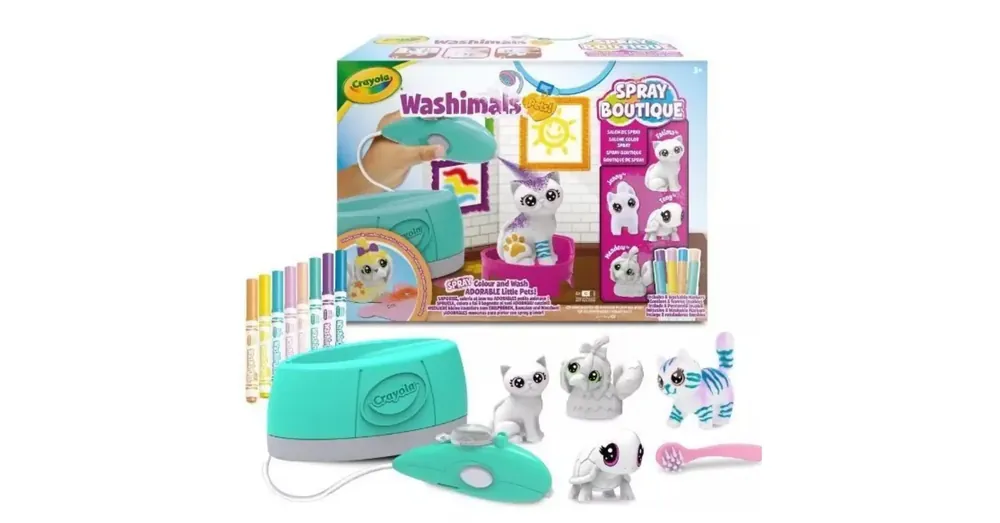 Vedd meg most Crayola Washimals Kisállat szalon festékszóróval