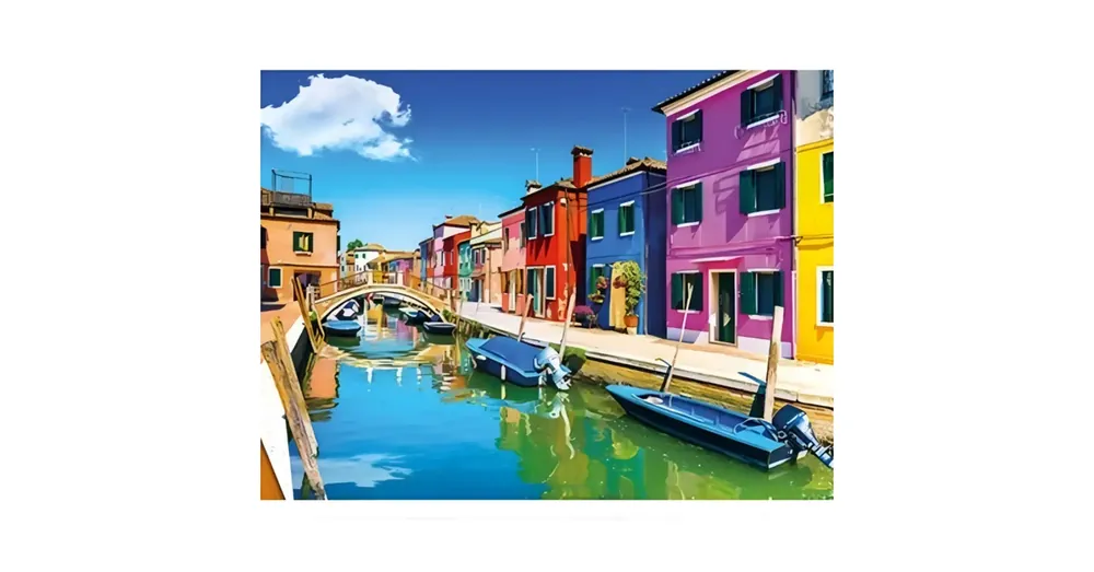 Gyémántszemes kirakó Velence gyémántfestő szett 30×40 cm Azonnal elérhető