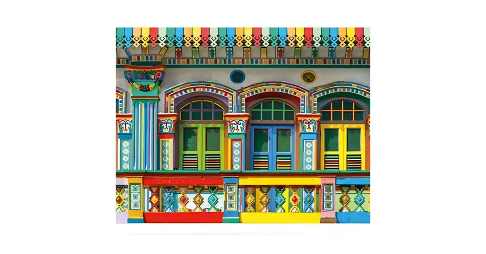 Gyémántszemes kirakó Dél-Amerika színei gyémántfestő szett 30×40 cm Népszerű
