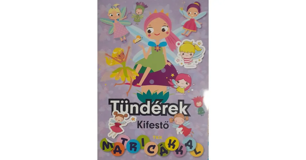 Tündérek kifestő matricákkal Vásárlói kedvenc