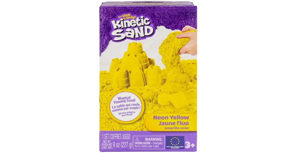 Kinetic Sand Neon sárga homokgyurma formákkal – Spin Master Vedd meg online