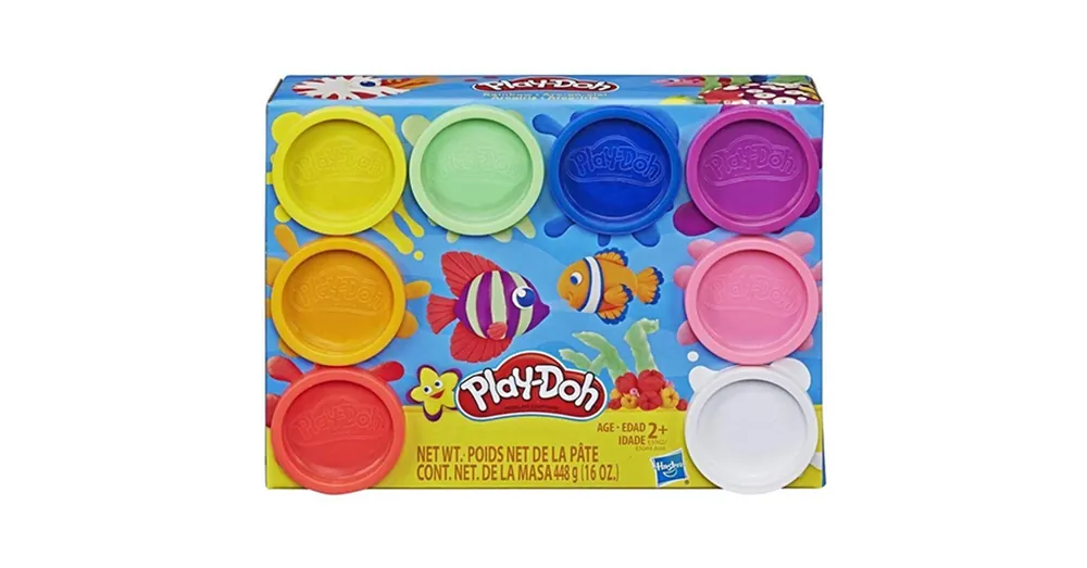 Biztonságos vásárlás Play-Doh Szivárvány színű 8 db-os gyurmaszett – Hasbro