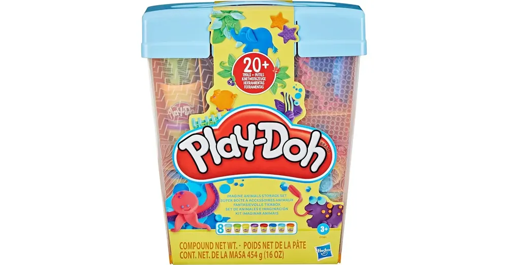 Olcsó Play-Doh Állatformázó gyurmaszett 8 db gyurmával – Hasbro