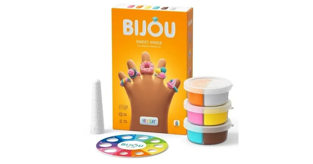 Korlátozott ajánlat Hey Clay Bijou édes gyűrűk kreatív levegőre száradó gyurma szett