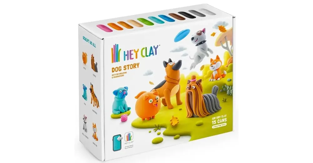 Hey Clay Kutyák nagy gyurmaszett telefonos applikációval Olcsóbb