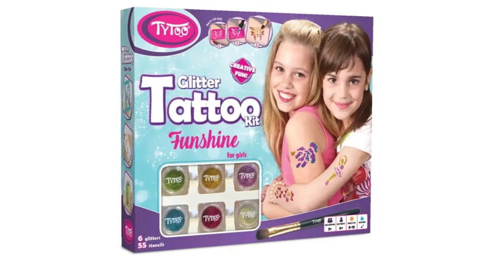 Funshine csillámtetoválás szett Bestseller