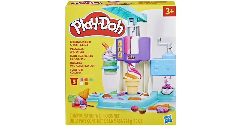 Akció Play-Doh Szivárványcsavar jégkrémkészítő gyurmaszett – Hasbro
