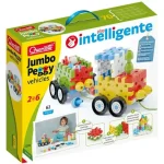 Quercetti Jumbo Pötyi Járművek 62 db-os szett Biztonságos fizetés