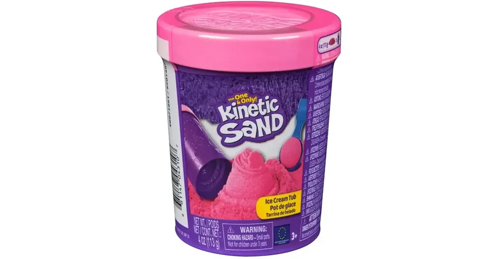 Alacsony ár Kinetic Sand Fagyis doboz rózsaszín homokgyurmával – Spin Master
