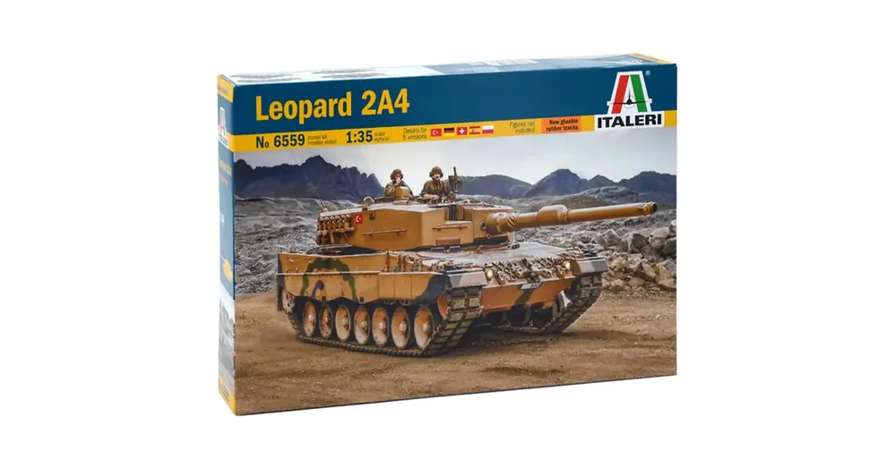 Italeri 1/35 Leopard 2A4 tank makett Szezonális akció