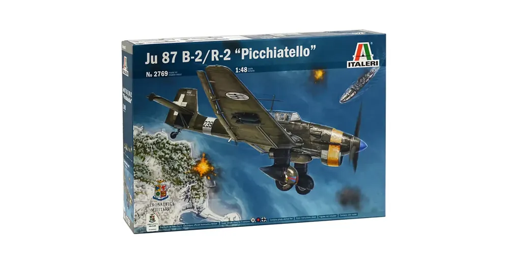 Italeri 1/48 Ju 87 B-2/R-2 Picchiatello repülőgép makett Szuper ajánlat