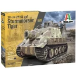 Italeri 1/35 38 cm RW 61 auf STURMMORSER TIGER tank makett Legjobb ár