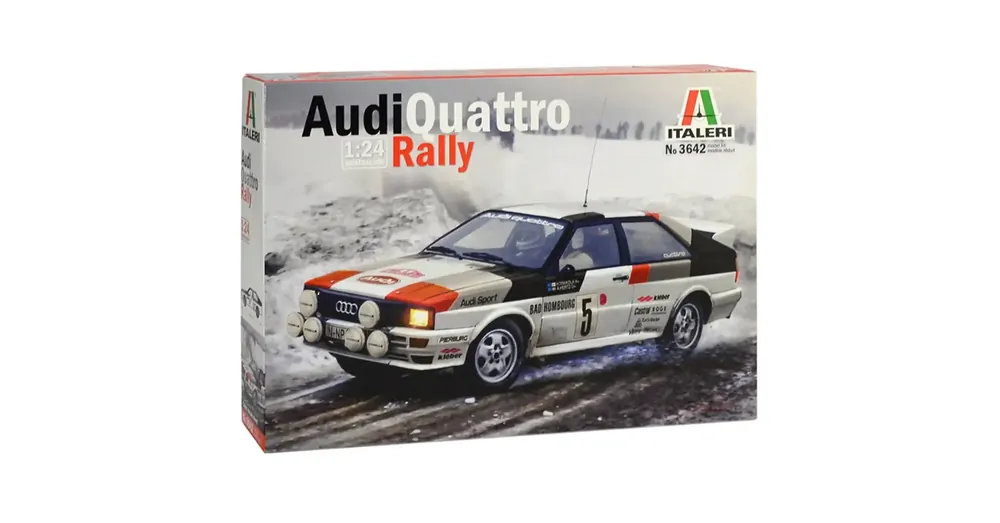 Akciós ár Italeri 1/24 Audi Quattro Rally autómakett