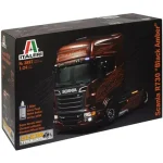 Szuper akció Italeri 1/24 Scania R730 Black Amber kamion makett