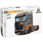 Italeri 1/24 Mercedes-Benz Actros MP4 Big Space kamion makett Újdonság