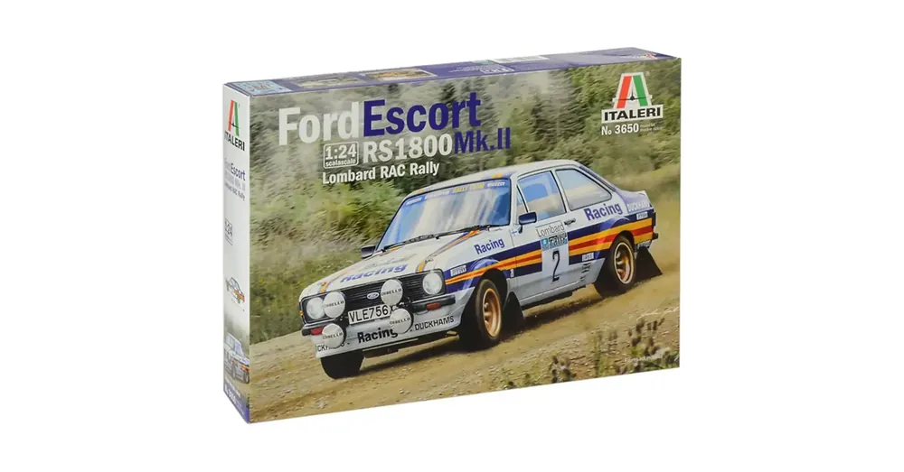 Italeri 1/24 Ford Escort RS1800 Mk.II Rally autómakett Expressz kézbesítés