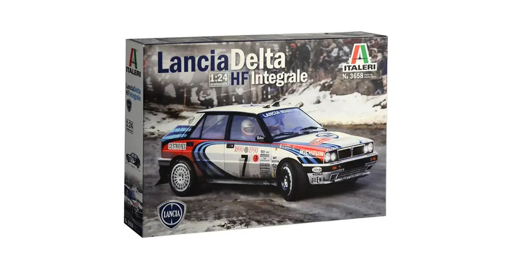 Biztonságos fizetés Italeri 1/24 Lancia Delta HF Integrale rally autómakett