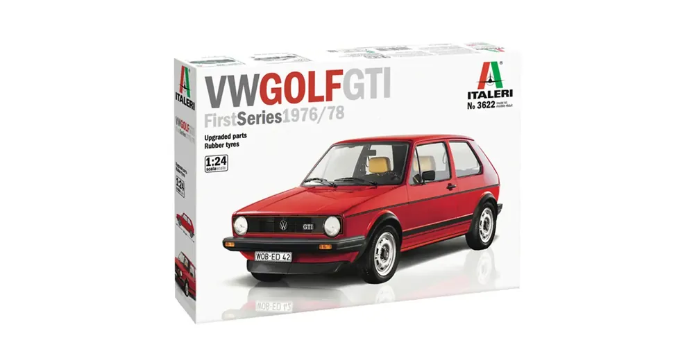 Italeri 1/24 VW Golf GTI First Series 1976/78 autó makett Azonnali szállítás