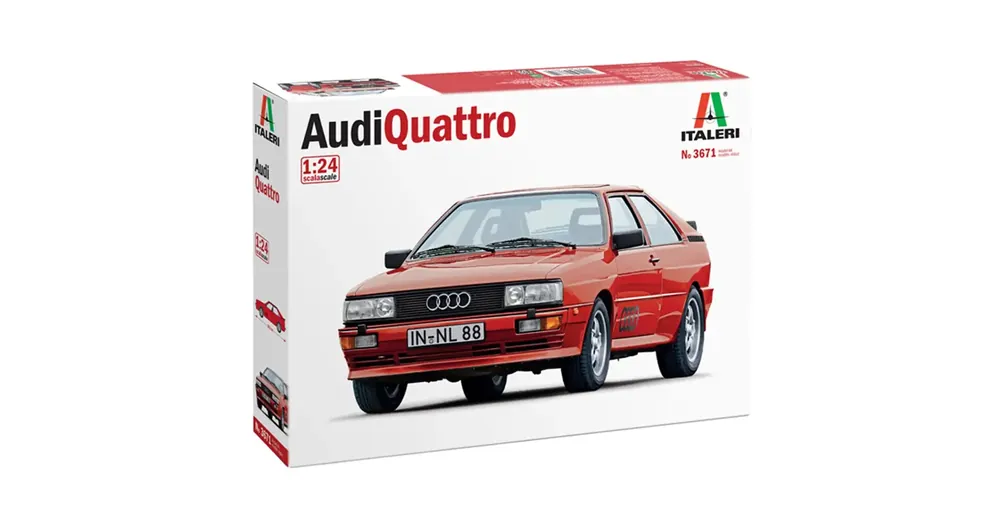 Italeri 1/24 Audi Quattro autó makett Prémium