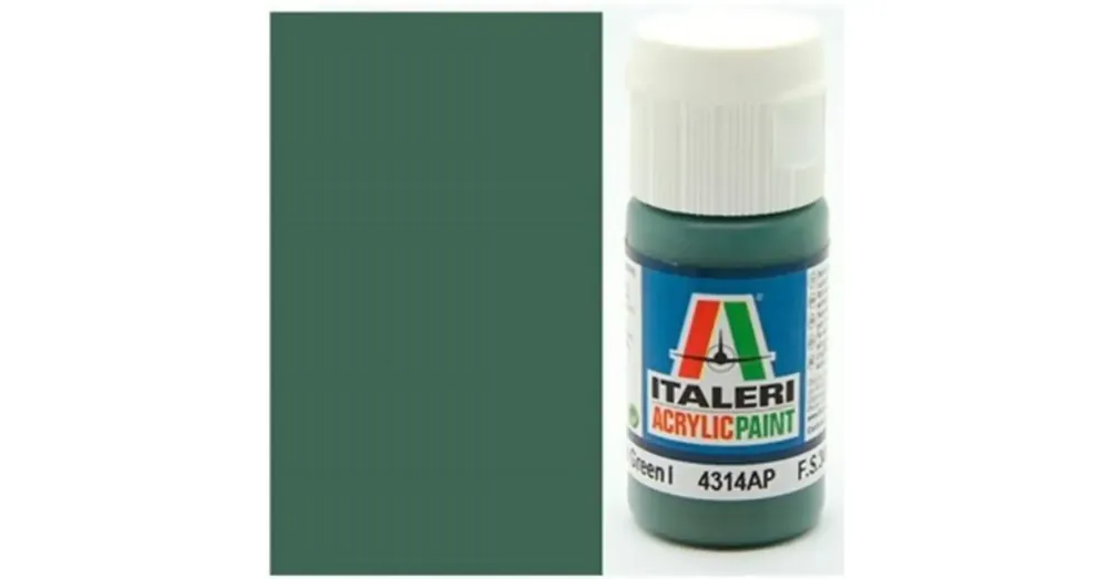 Akciós ár Italeri Flat Medium Green (4314AP) – Matt közép zöld makett festék 20ml