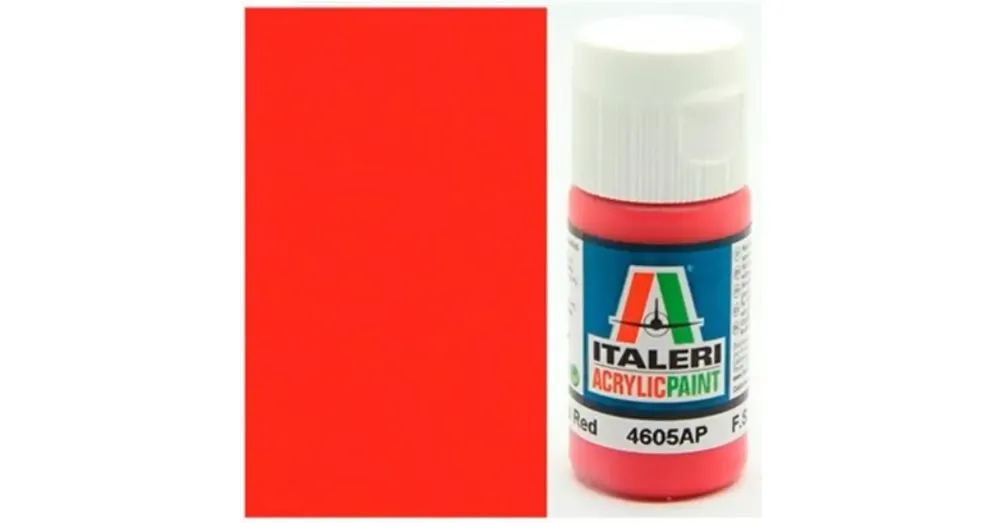 Italeri Gloss Red (4605AP) – Fényes piros makett festék 20ml Expressz kézbesítés