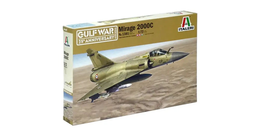 Szuper akció Italeri 1/72 Mirage 2000C vadászrepülőgép makett