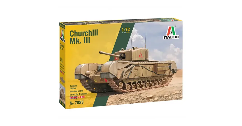 Italeri 1/72 Churchill Mk. III tank makett Szuper ajánlat