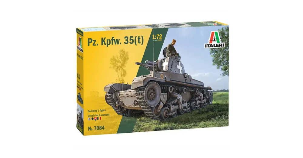 Vedd meg online Italeri 1/72 Pz. Kpfw. 35(t) tank makett