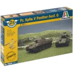 Prémium Italeri 1/72 Pz. Kpfw. V Panther Ausf. G Párduc tank 2 db-os makett szett